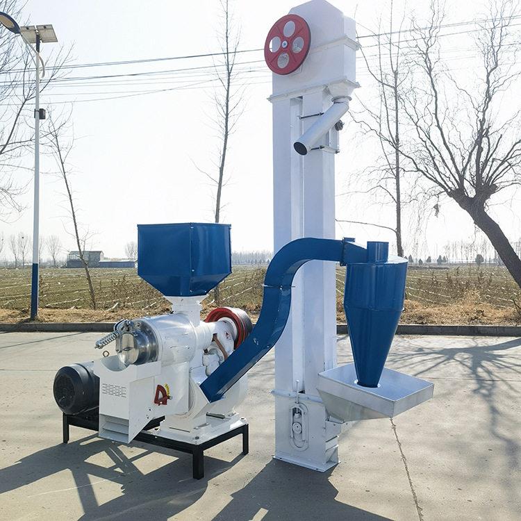 双风道碾米机200型水稻脱皮碾米机可配3米提升机喂料商用大米机