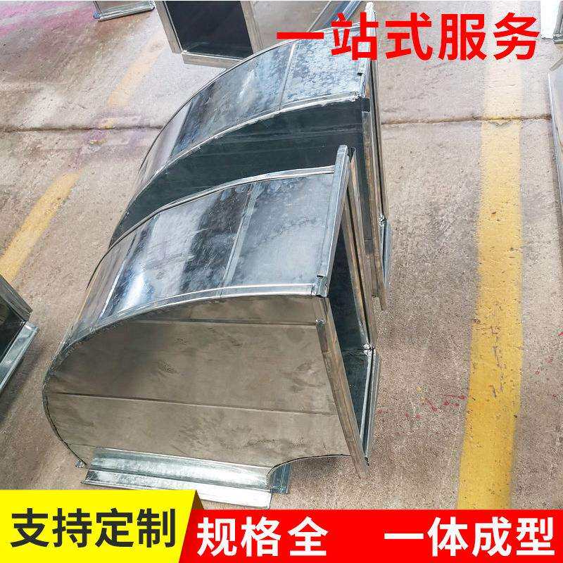 不锈钢管道弯头风管转接头 90度螺旋风管弯头定 制烟管耐热风管