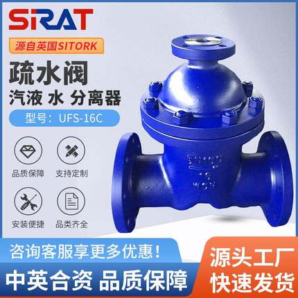 汽水分离器UFS 干燥烘干机锅炉蒸汽铸钢法兰气液分离器英国斯锐特