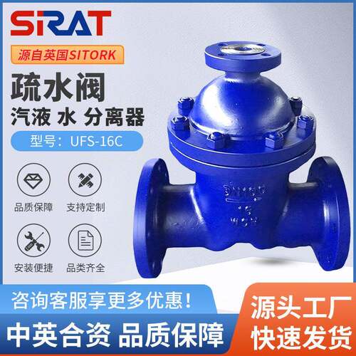 汽水分离器UFS 干燥烘干机锅炉蒸汽铸钢法兰气液分离器英国斯锐特