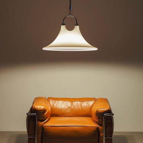 中山工厂直销现代简约Vintage中古风格白色有机玻璃亚克力双灯头