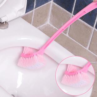 Handle Toilet Bristles Stiff and Long with Brush Head Dual