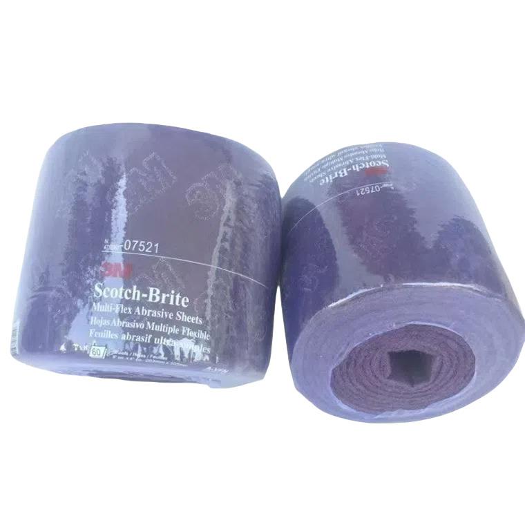 3M 07521木工尼龙卷工业百洁布不锈钢专用抛光消耗清洁拉丝布