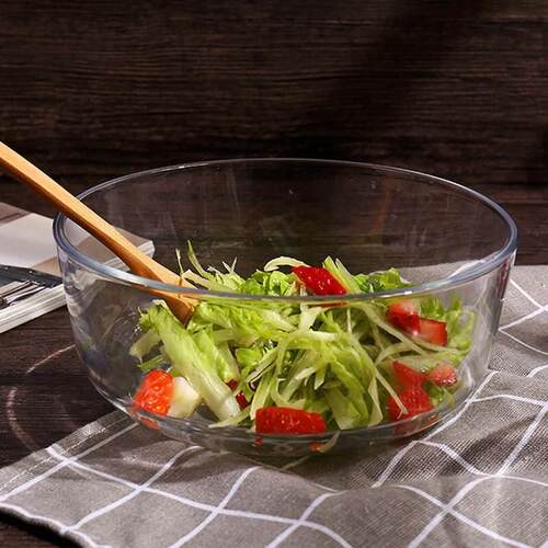 salad bowls glass bowl set dessert fruit storage bottles