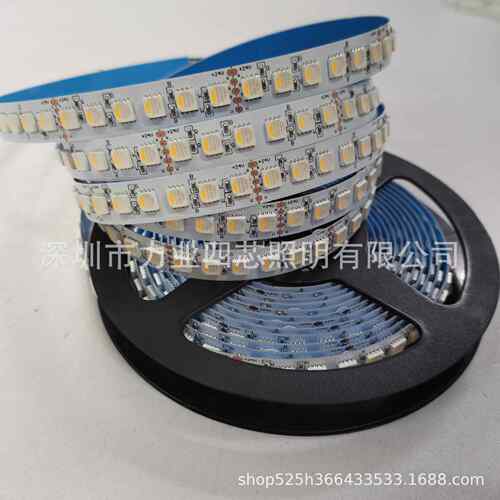 5050RGBW四合一LED灯带 单排120灯每米 24V低压12MM裸板led软灯条