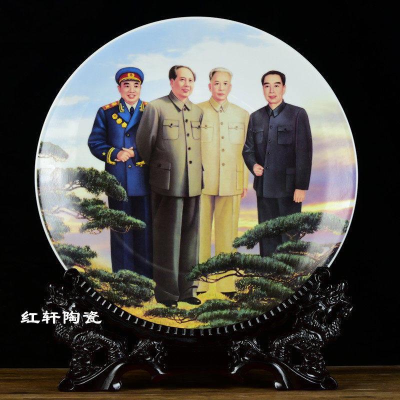 客厅挂画像正堂大厅中堂布画中堂对联装饰画三联字画客厅装饰玄关