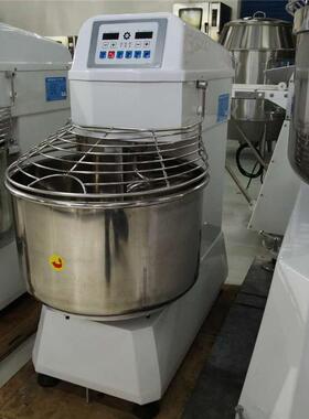 双动双速和面机搅拌面粉机50L微电脑版双速双动和面机馅料搅拌机