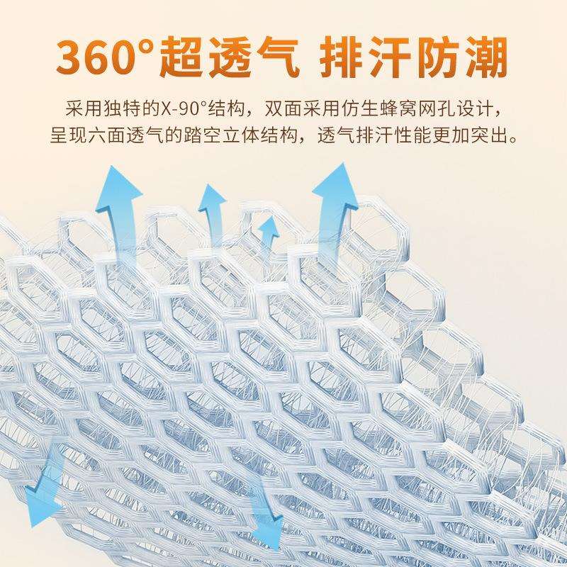 3d空气纤维床垫软垫家用全3d丝聚酯材料纯4d可水洗的薄5d透气垫子