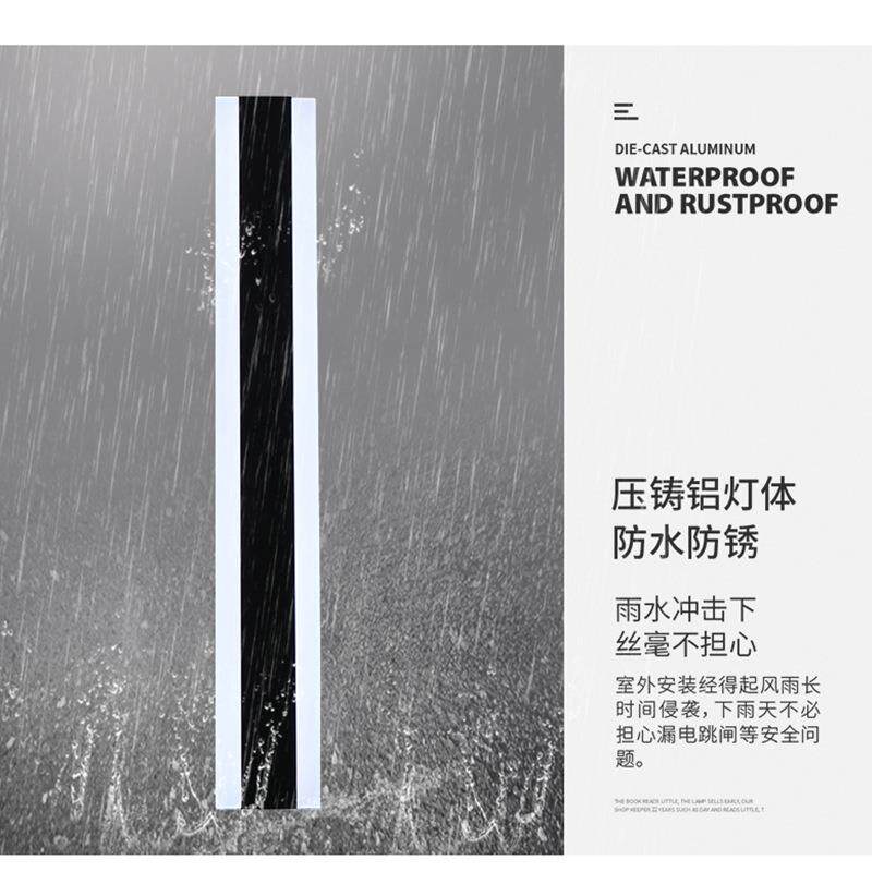 欧式长壁灯长条壁灯现代梯简约户外壁挂灯阳台楼道创条意过外墙庭