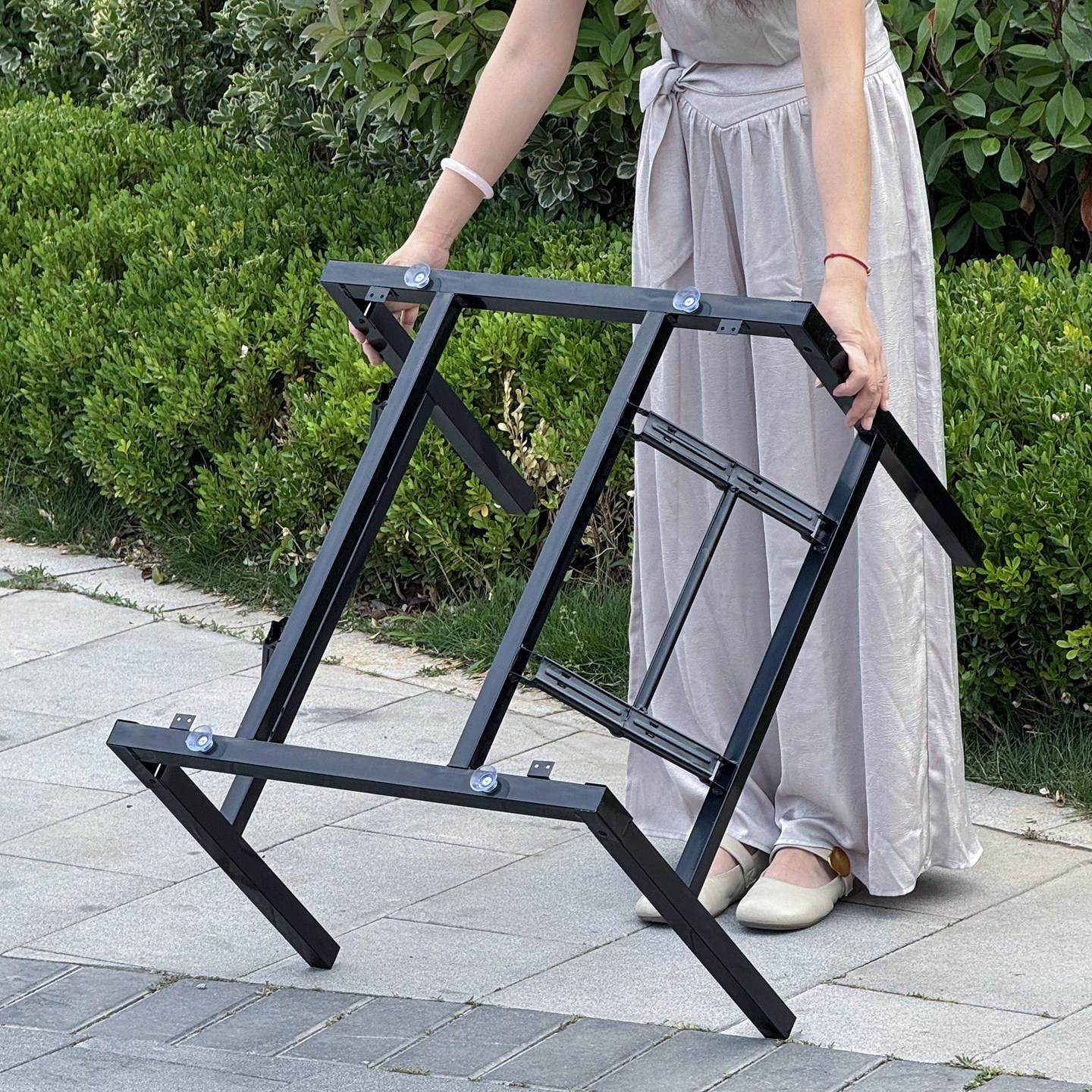 带吸盘 正方形钢化玻璃桌腿支架 底座支撑架 玻璃桌子腿 折叠桌脚,商业/办公家具,台脚台架/家具支架,淘宝优惠券,粉丝福利购,淘宝优惠卷