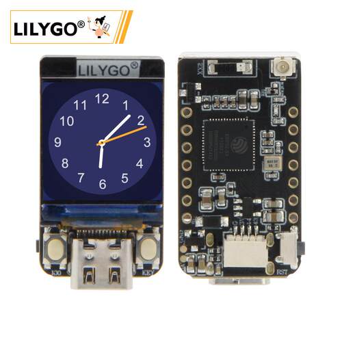 T-QT ESP32-S3 GC9A01 0.85英寸液晶显示模块 WIFI 蓝牙全彩IPS