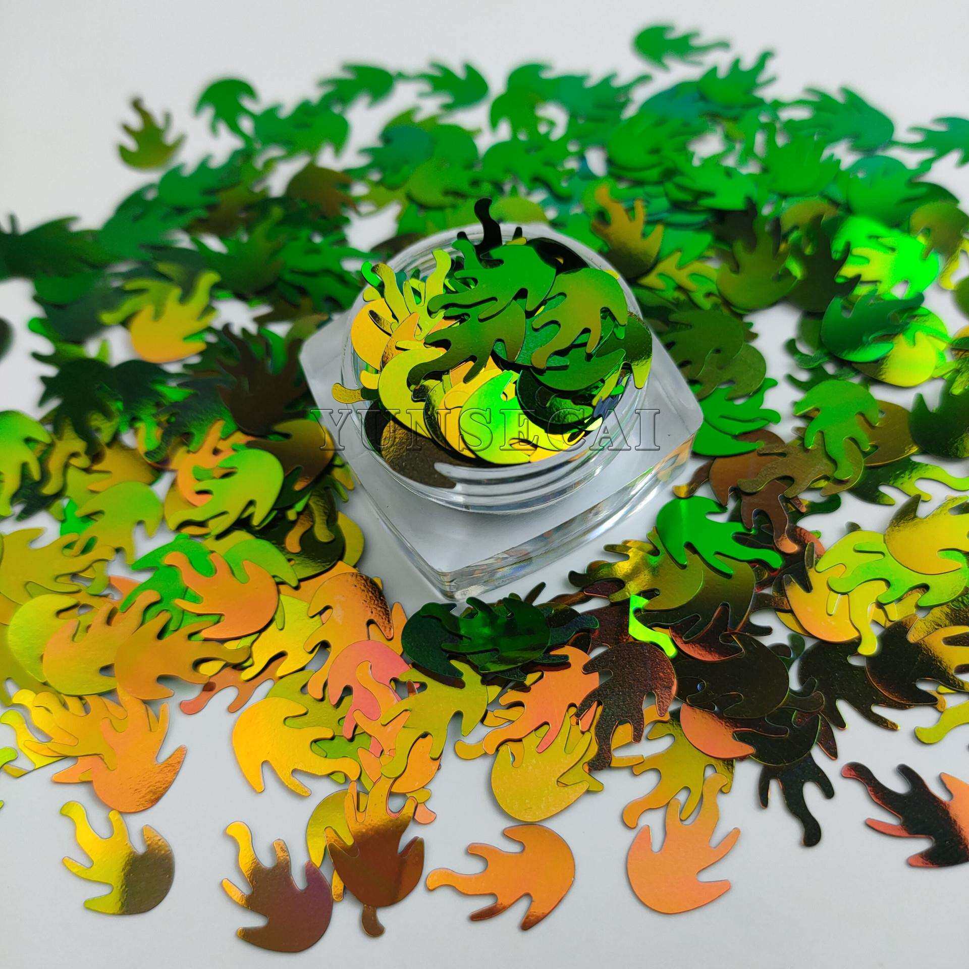 2020年秋季新品流行款网红亮片烈日火焰变色龙亮片GLITTER