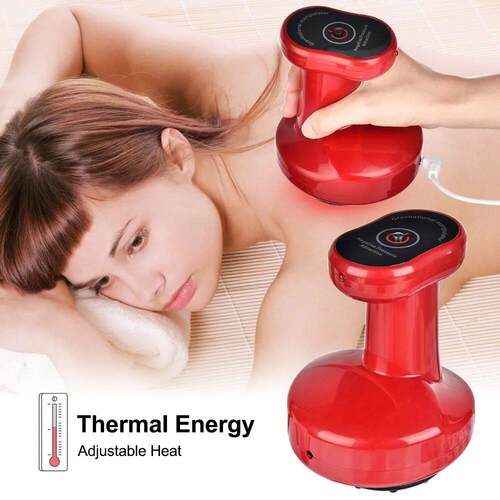 Electric Cupping Massage Guasha Scraping EMS Body Massager V