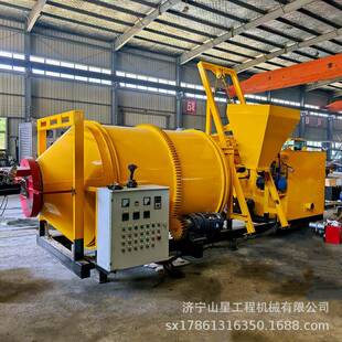 小型沥青混合料搅拌机0.5方固定式沥青拌和机一次出料10-0吨沥青