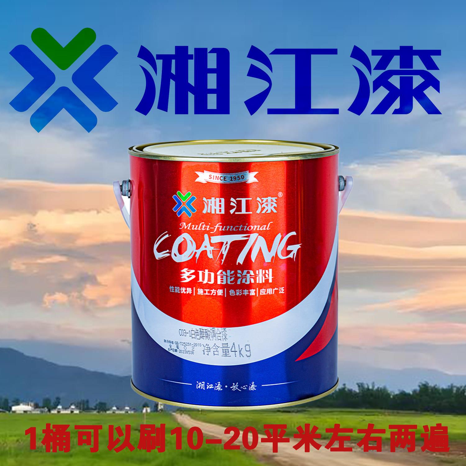 湘江漆铁艺栏杆铁门铁窗板房车箱等各种金属防腐防锈漆酚醛醇酸漆