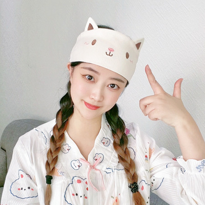 纯棉月子春夏产妇头巾防风其它