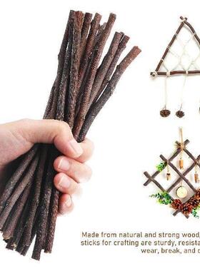 50 Pcs Craft Sticks Rustic Home Decors Natural Wood