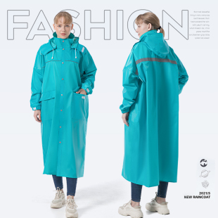 全身防暴雨单人电动电瓶车骑行防雨服摩托车雨披男款 雨衣女士长款