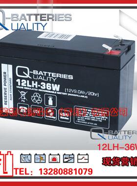 Q-Batteries蓄电池12LH-30W（12V5Ah/20hr）高功率储能蓄电池