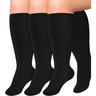 U 10243 Compression Socks for Running Nurses 纯色运动压力袜