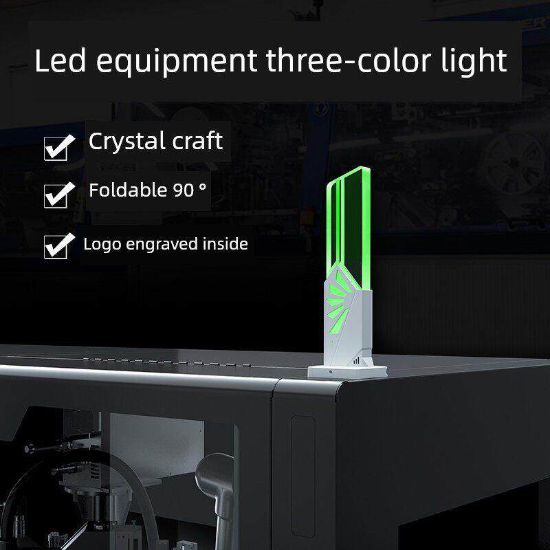 Led三色机床警示灯信号灯指示灯水晶报警塔灯Q11单层红黄绿24V