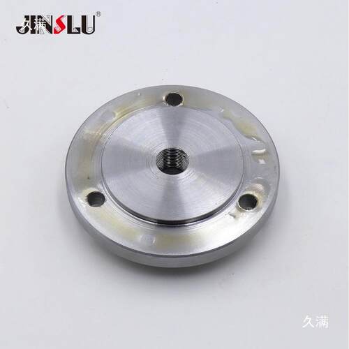 小车床法兰盘M14x1螺纹卡盘80 100转接法兰盘以替换50 65卡盘