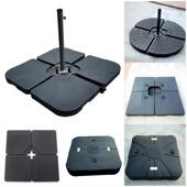 中柱摆摊遮阳伞注沙注水底座罗马水箱户外太阳伞配件塑料伞座墩子