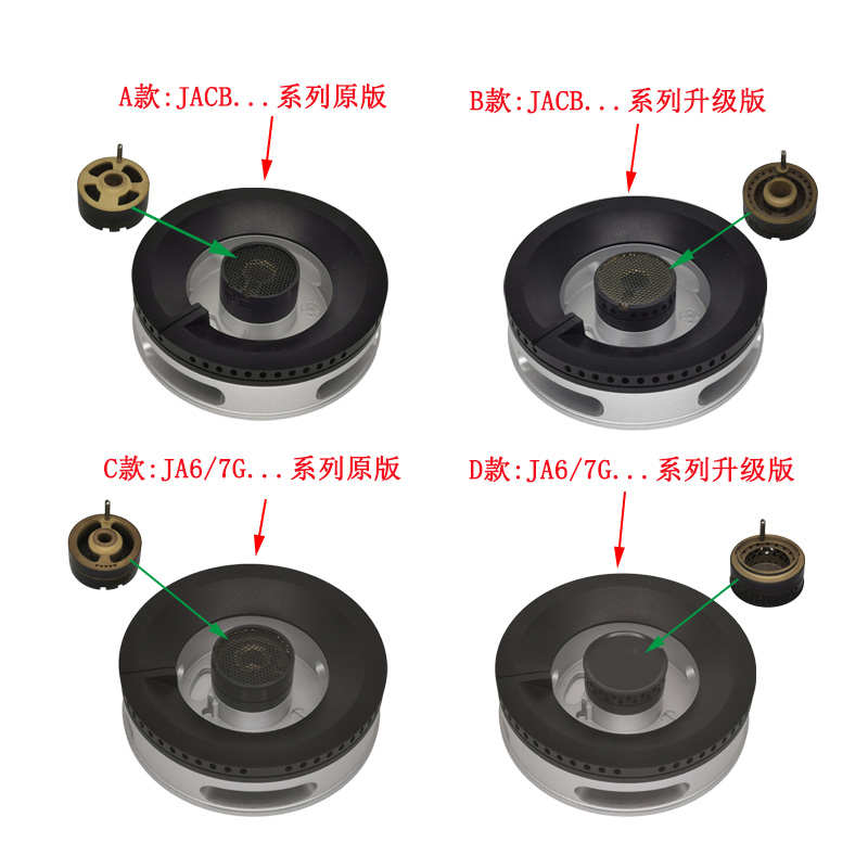 适用方太燃气灶JACB JA1G JAM7 JA6B JA26BE JA6G防糊升级小火盖