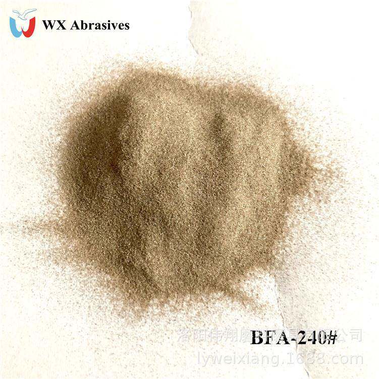 现货供应一级棕刚玉180#铝材铜件喷砂用抛光打磨除锈喷砂机磨料