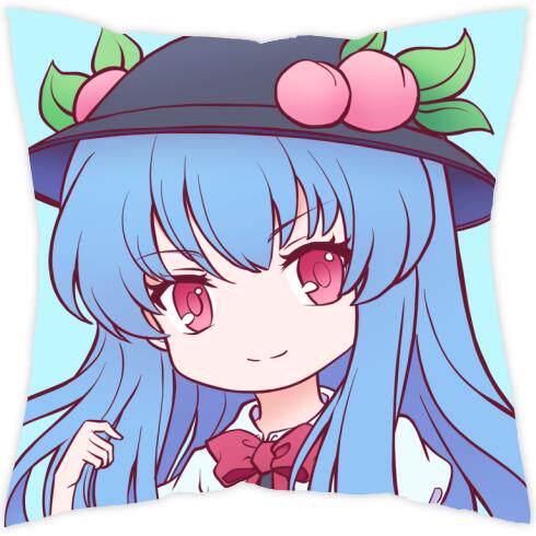 现货 比那名居天子东方同人抱枕40x40cm 350g棉枕芯+枕套