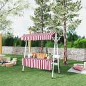 摆摊红市集户外摊位展示架架子促销 可折叠地摊网移动花车夜市集市