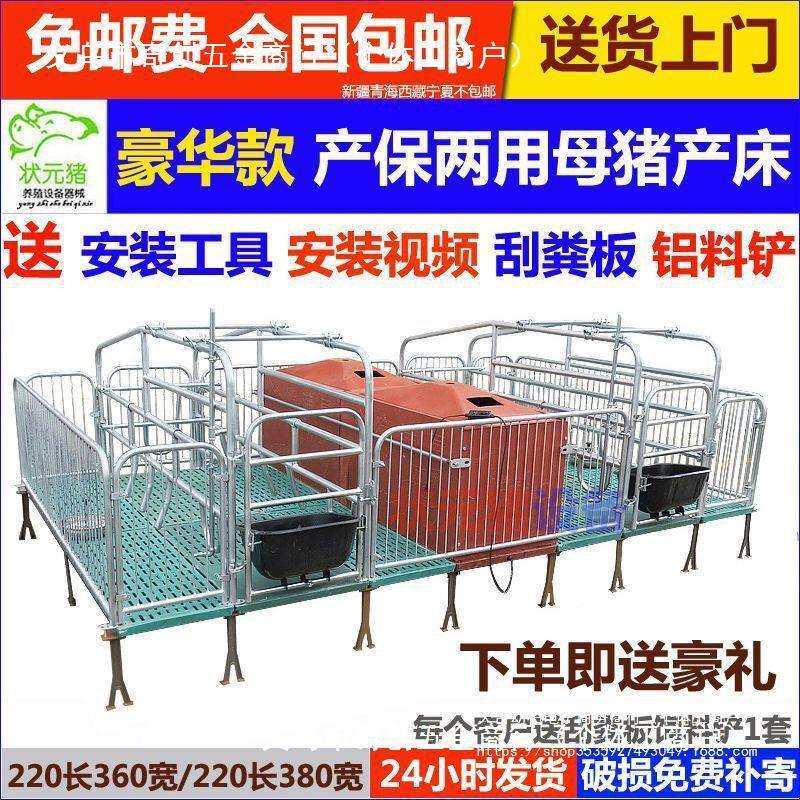 母猪产床复合板老母猪双体单体猪用产保两用国标热镀新管厂家直销