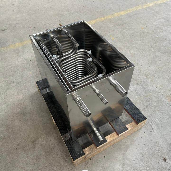 304不锈钢水箱换热器蒸发器不锈钢 钛盘管配套激光冷水机水箱盘管