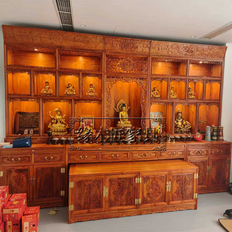 实木密宗佛龛立柜供台供桌佛台藏式神龛神台供台玻璃门供佛柜佛桌,住宅家具,佛柜/佛龛,淘宝优惠券,粉丝福利购,淘宝优惠卷