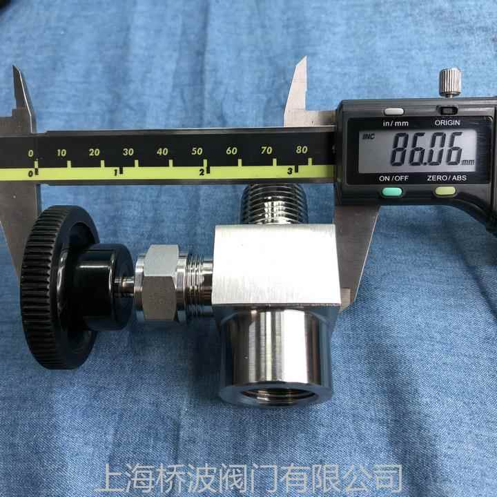 SS-26KM8-F8-BKP内外螺纹针型阀Swagelok世伟洛克不锈钢整体式阀
