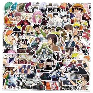 Stickers NARUTO ONEPIECE 50Pcs Sticker Anime Graffiti Mix