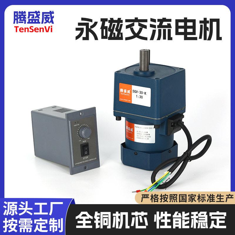 腾盛威永磁交流电机6W/15W/25W/40W/60W/90W/120W/200W直齿同轴式