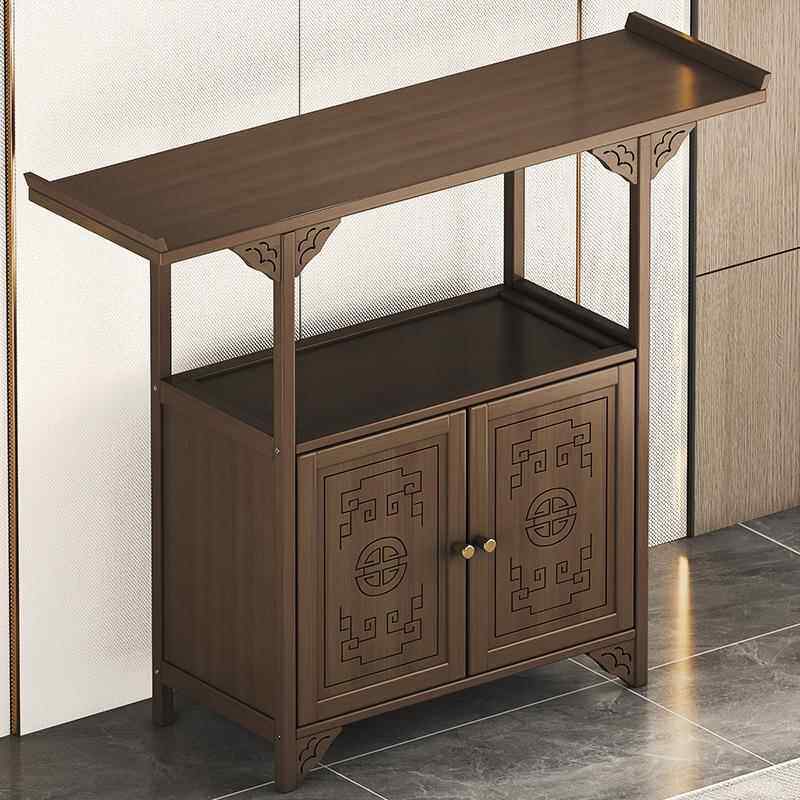 式新中供桌佛台用中堂财条神YAQ供奉桌案香家火桌子神龛立柜供台