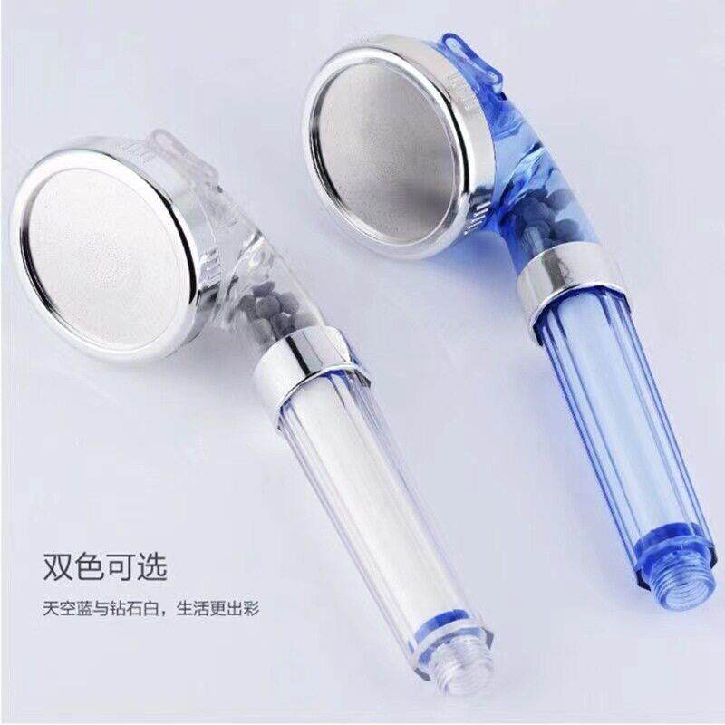 负离子三档三重过滤增压节水喷头PP棉莲蓬头手持可拆洗花洒淋浴