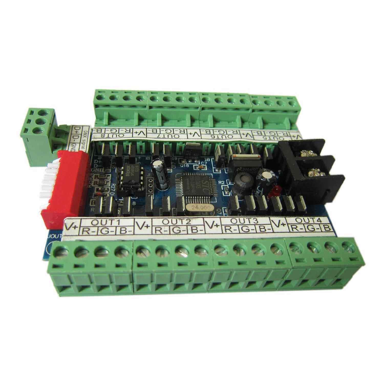 24CH24通道LED控制器DMX512解码器WS-DMX-24CH-BAN12-24V