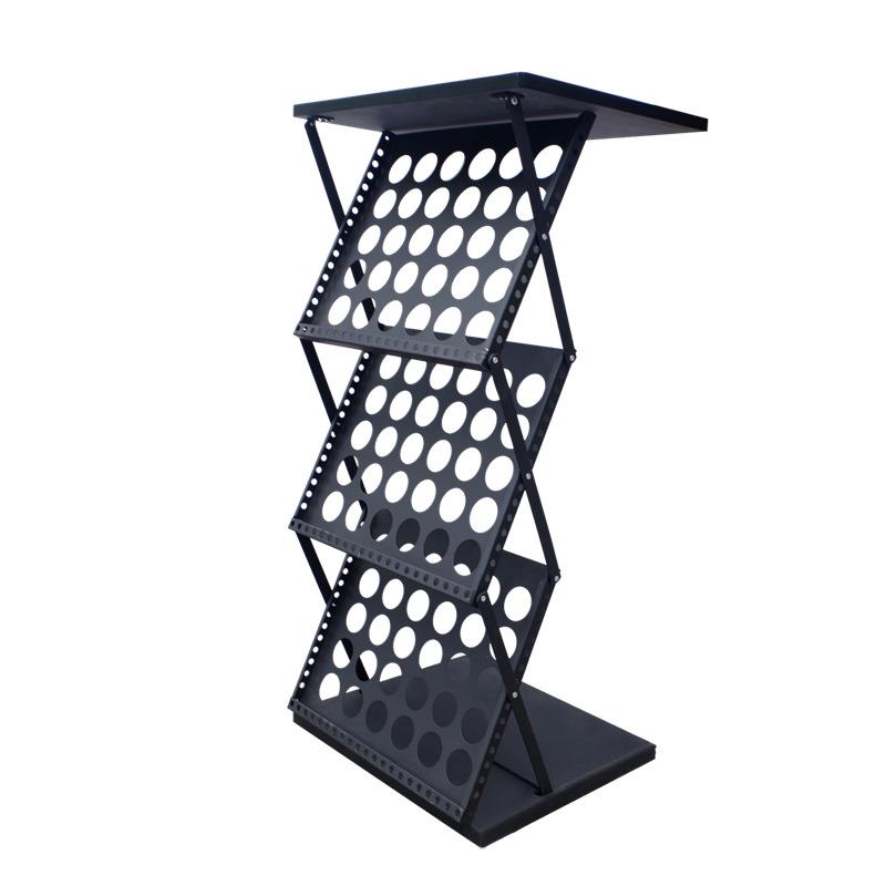 A3折叠资料架立式落地式书报架宣传单彩页画册展示架报刊架展示架