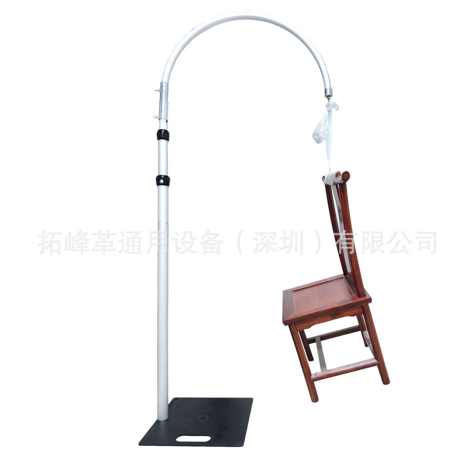 厂家直销3ft半圆可调节吊灯架纱幔架铝合金可伸缩礼灯婚礼背景架