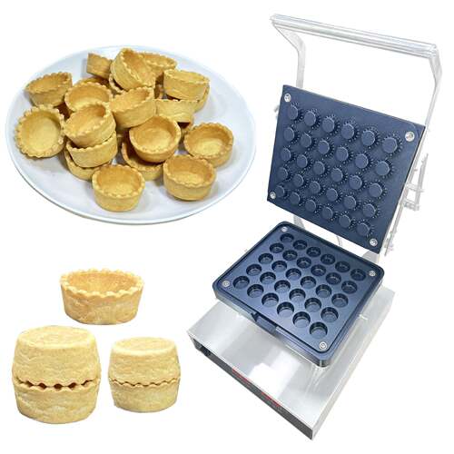 广州首飞圆形带齿纹挞壳机网红塔壳挞底mini水果塔流心芝士挞皮机