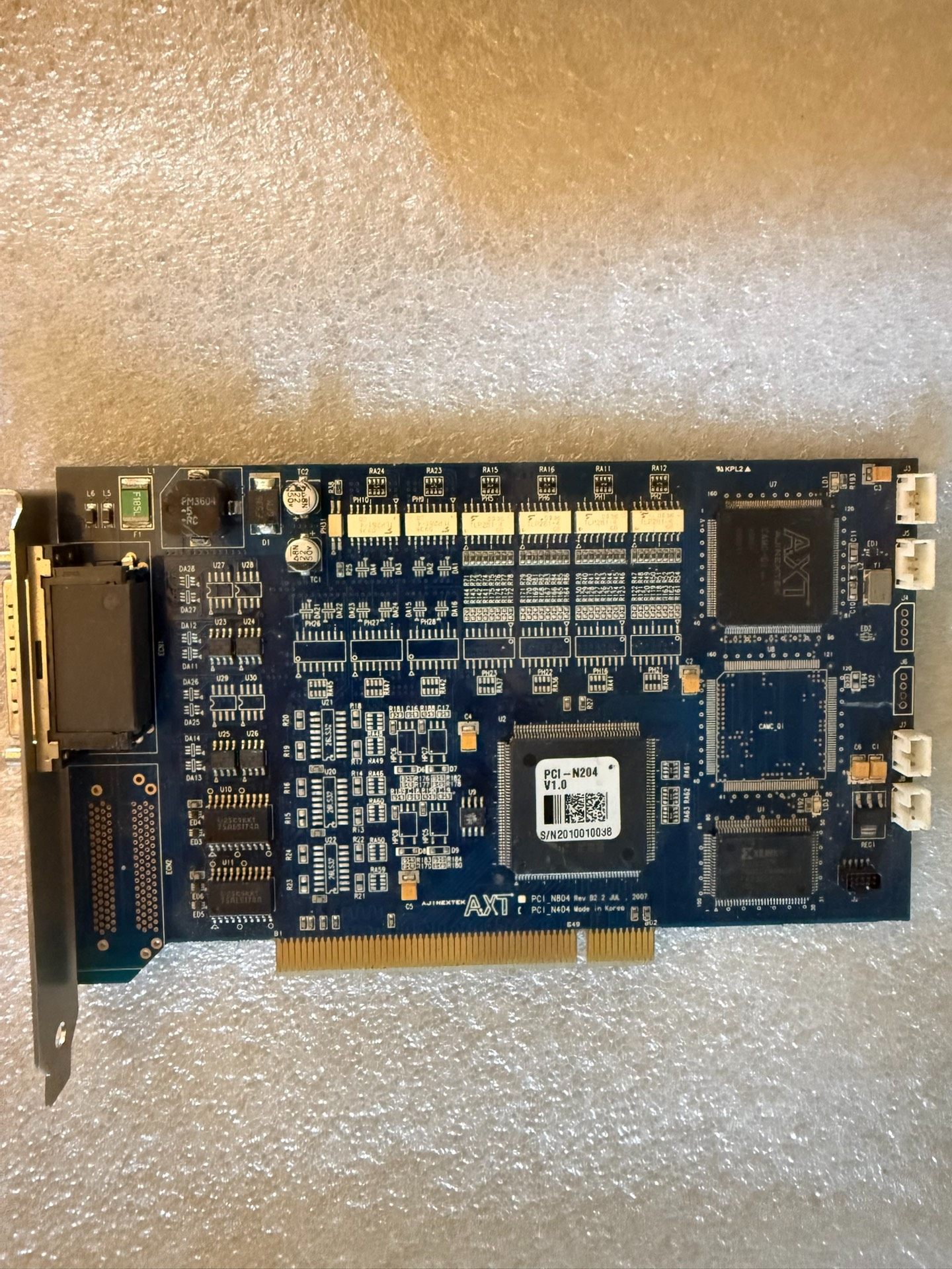 韩国亚进 PCI-N404   v2.2成色新