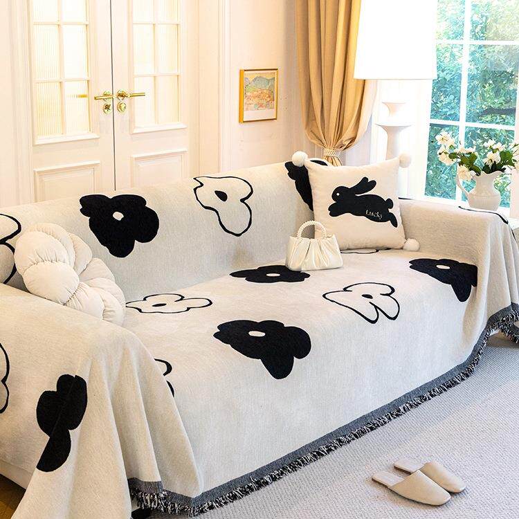 罩2026新款雪尼套尔沙发巾全盖背四季通用直排靠沙发坐垫子盖F99M