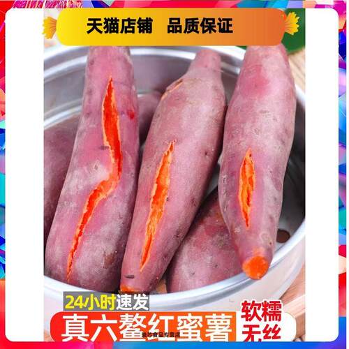 六鳌蜜薯沙地红心板栗红薯新鲜地瓜糖心番薯农家自种山芋西瓜红