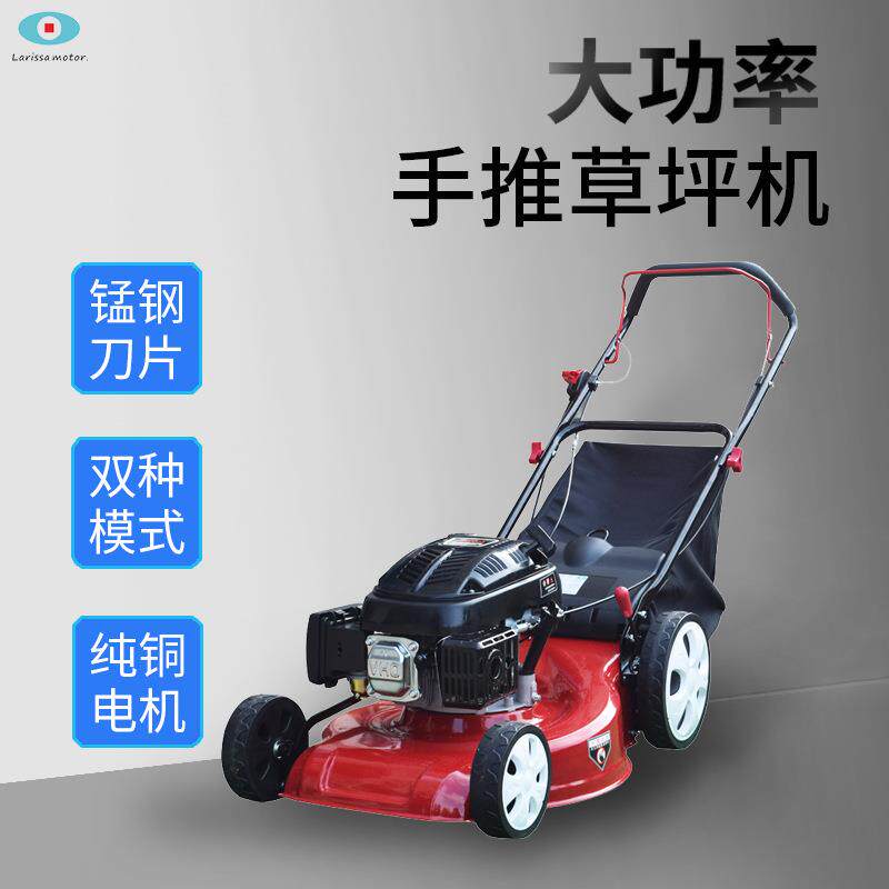 供应跨境四冲程汽油20寸草坪割草机手推式除草机园林草坪机