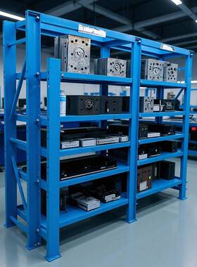 全开抽屉式模具架仓仓储货架置物架多层储物架快递重型仓库货架