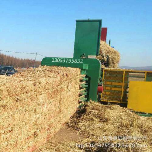 卧式易拉罐液压打包机废纸箱压缩卧式液压全自动打包机废旧报纸