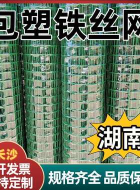农场鸡舍荷兰网养殖场防护门铁丝防逃网浸塑荷兰网绿色硬塑围护网